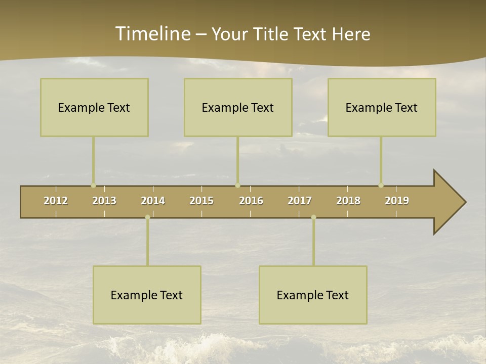 Stylish Background Water PowerPoint Template