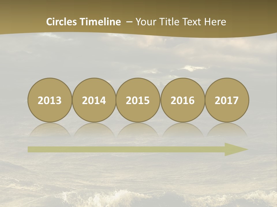 Stylish Background Water PowerPoint Template