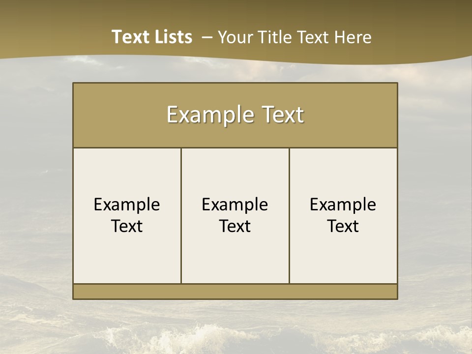 Stylish Background Water PowerPoint Template