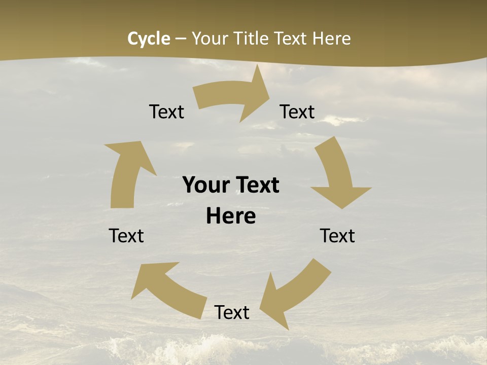 Stylish Background Water PowerPoint Template