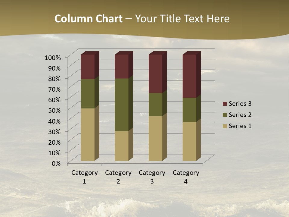 Stylish Background Water PowerPoint Template