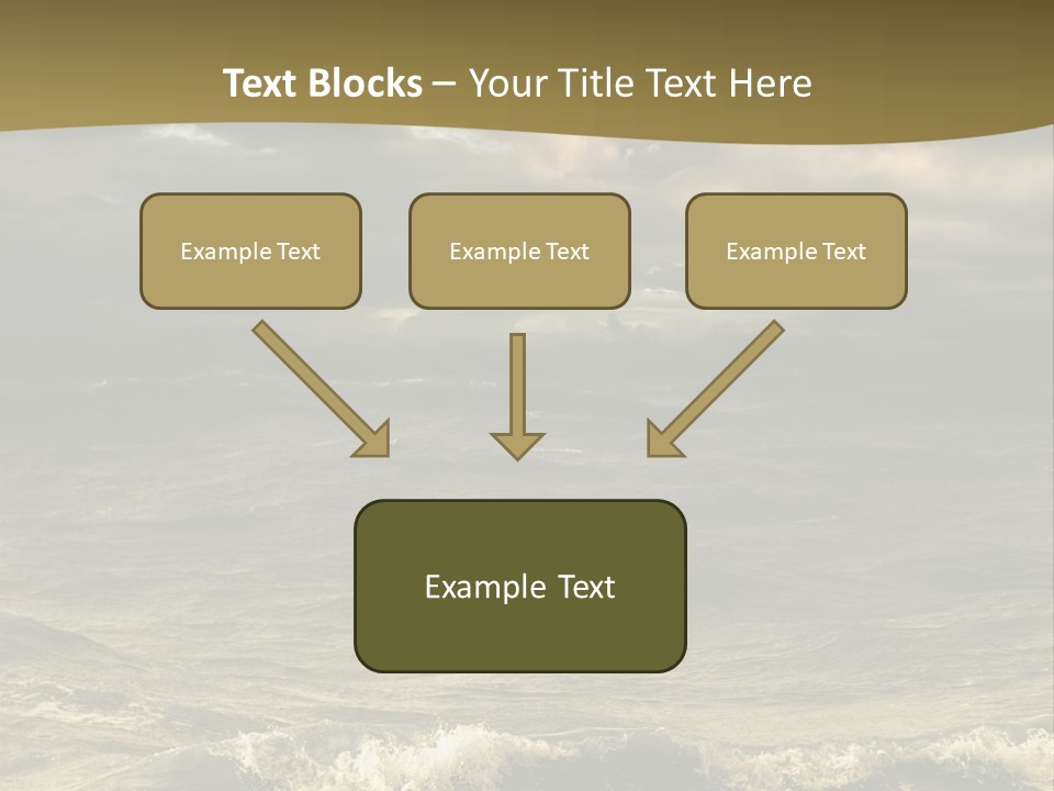 Stylish Background Water PowerPoint Template