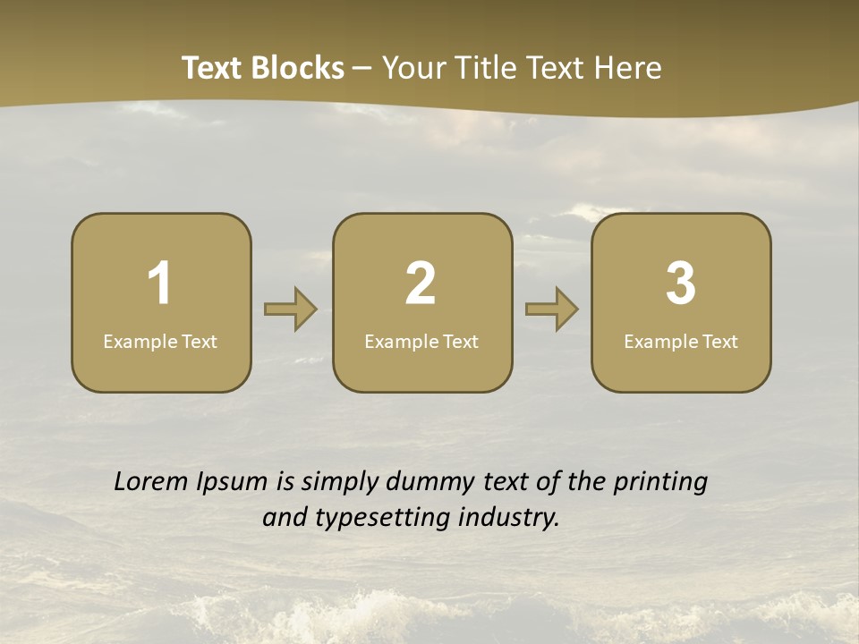 Stylish Background Water PowerPoint Template