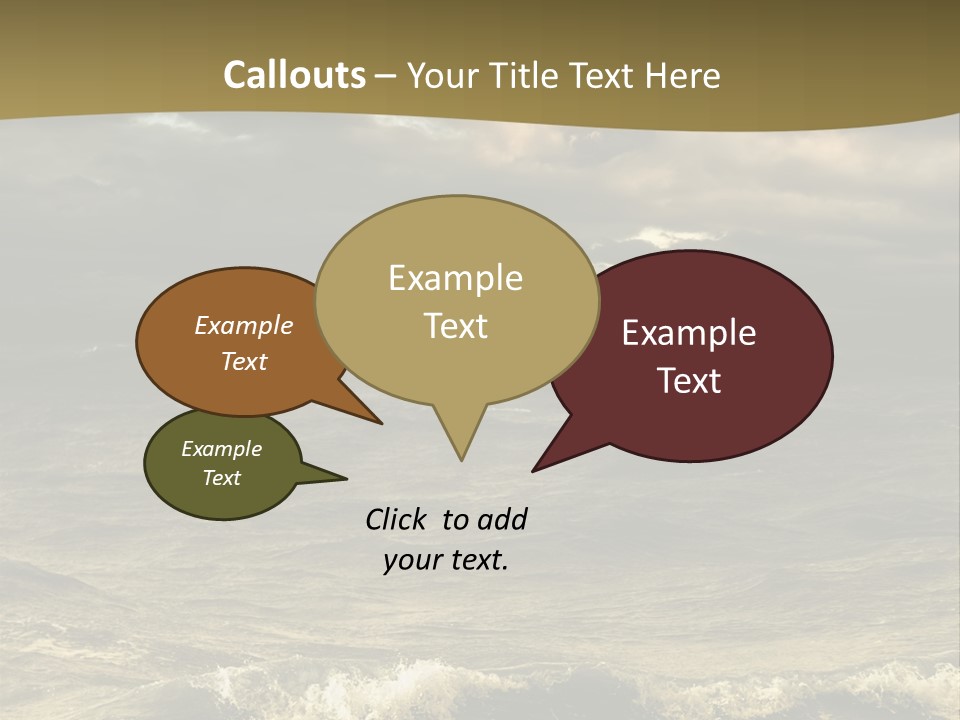 Stylish Background Water PowerPoint Template