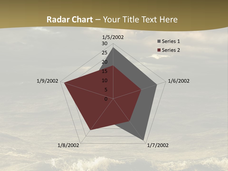Stylish Background Water PowerPoint Template