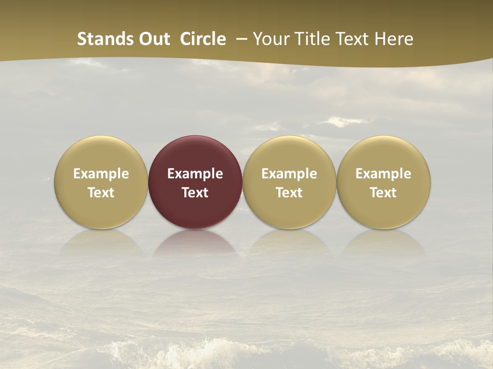 Stylish Background Water PowerPoint Template