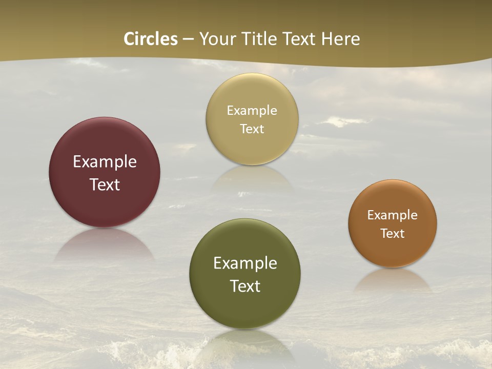 Stylish Background Water PowerPoint Template