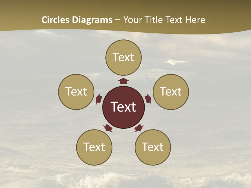 Stylish Background Water PowerPoint Template