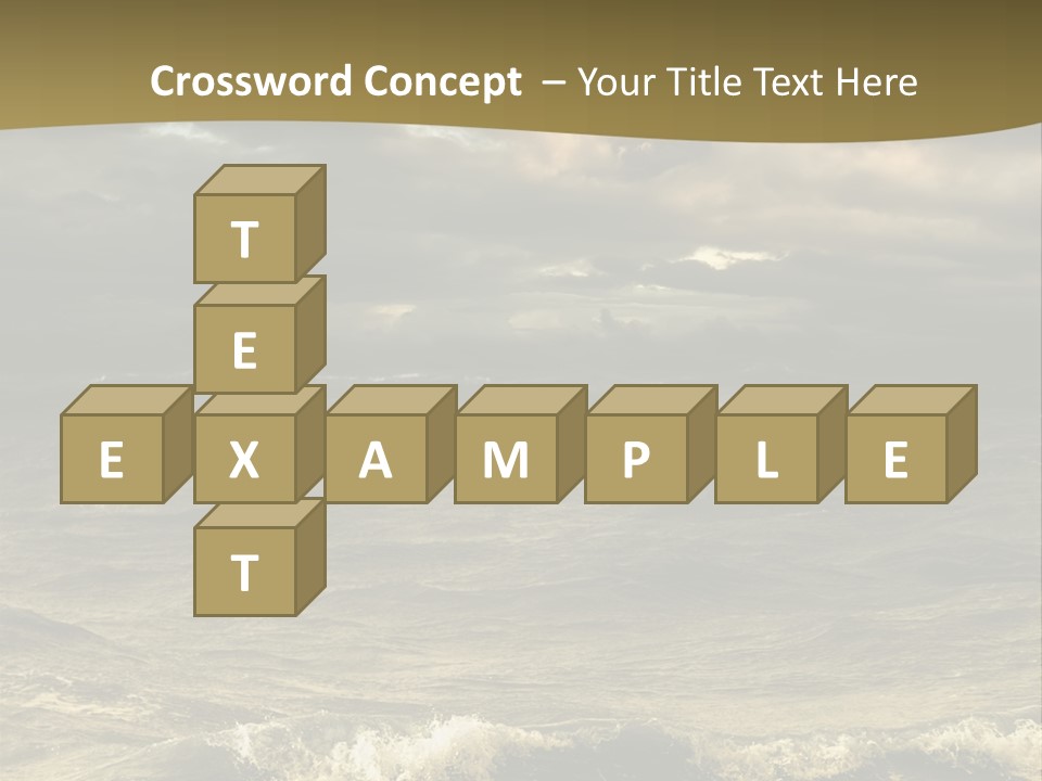 Stylish Background Water PowerPoint Template