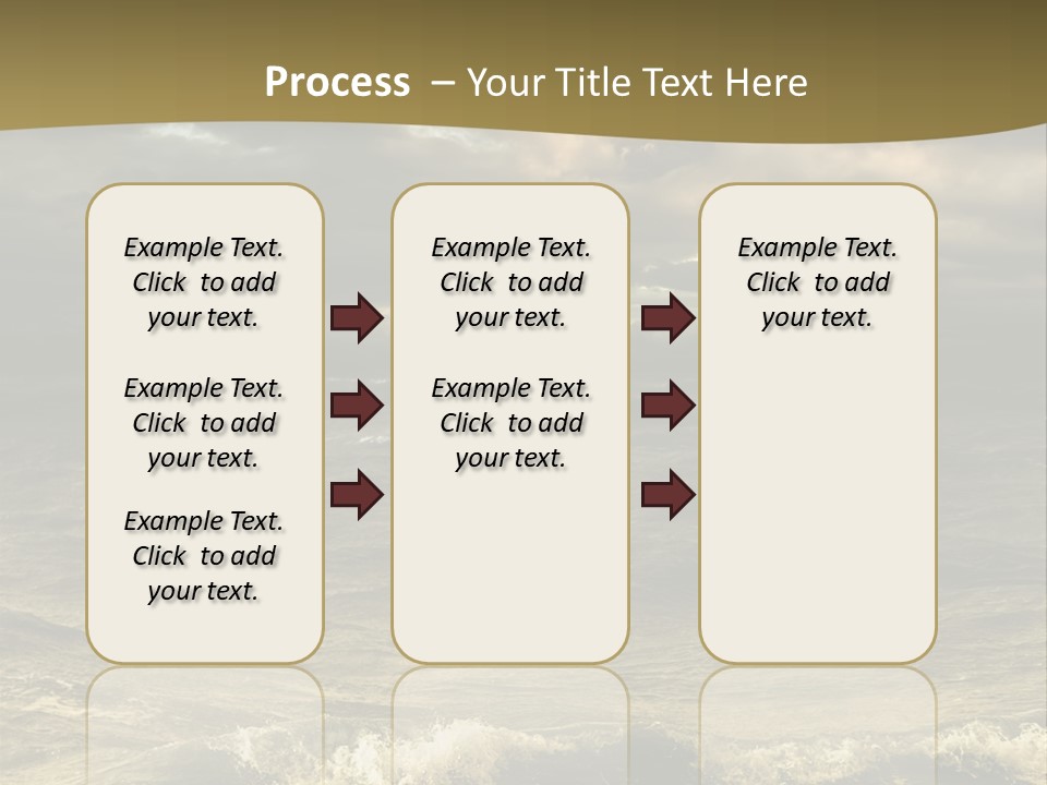 Stylish Background Water PowerPoint Template