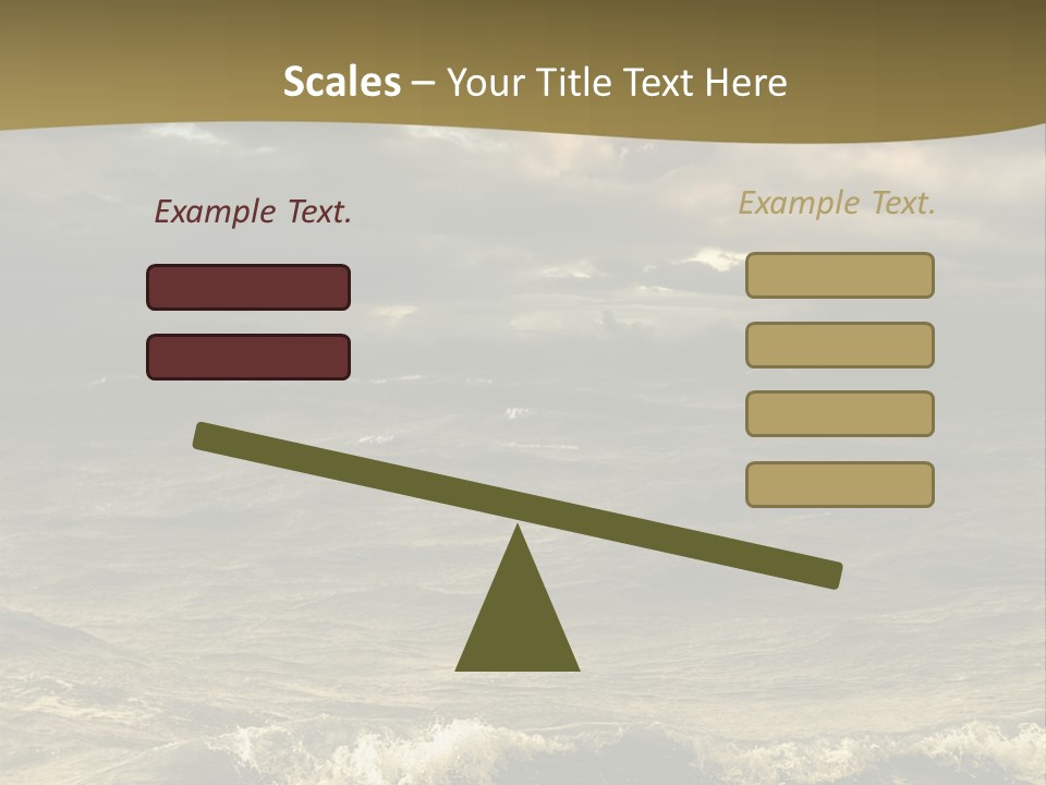 Stylish Background Water PowerPoint Template