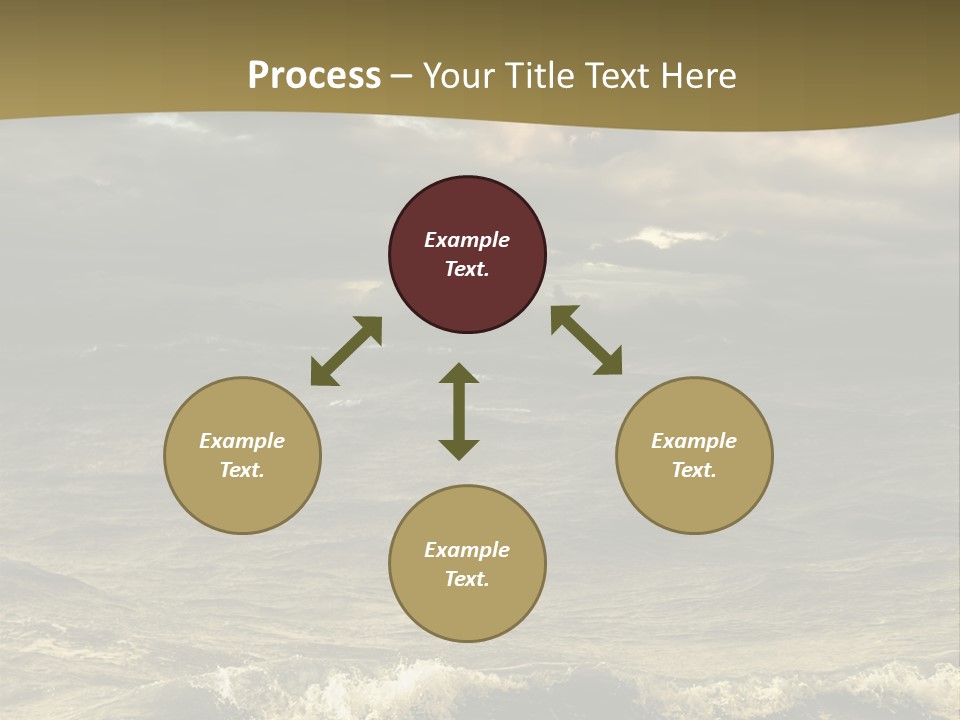 Stylish Background Water PowerPoint Template