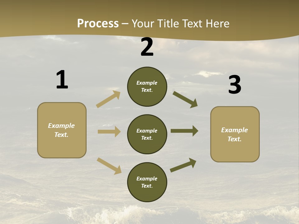 Stylish Background Water PowerPoint Template