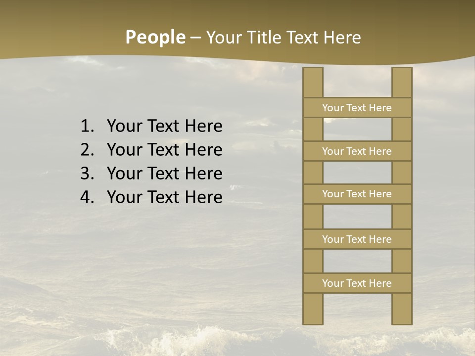 Stylish Background Water PowerPoint Template