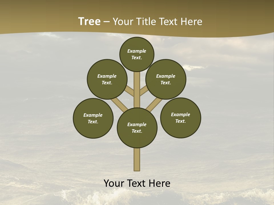 Stylish Background Water PowerPoint Template