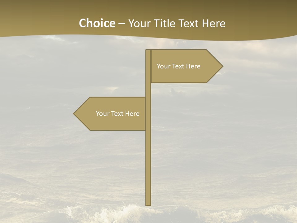 Stylish Background Water PowerPoint Template