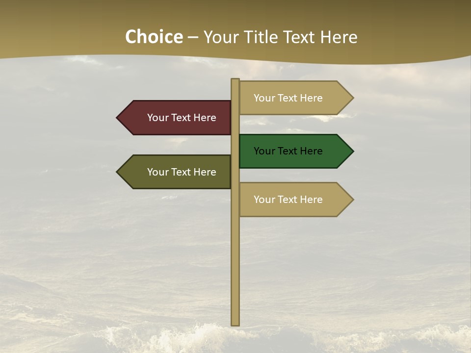 Stylish Background Water PowerPoint Template