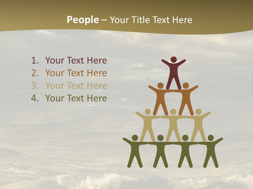 Stylish Background Water PowerPoint Template