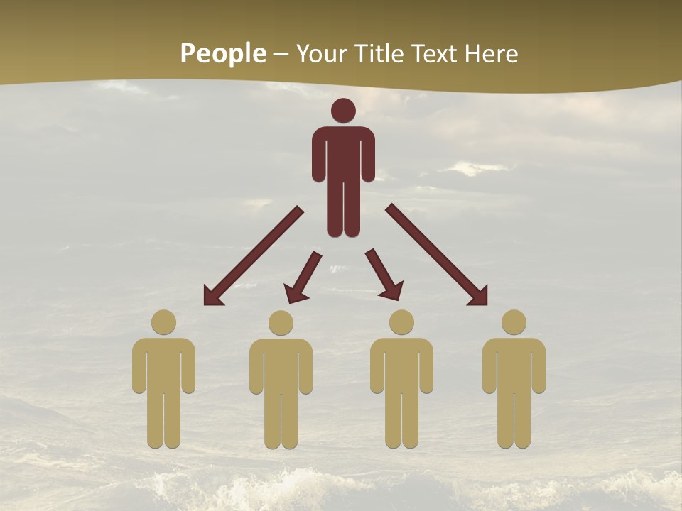 Stylish Background Water PowerPoint Template