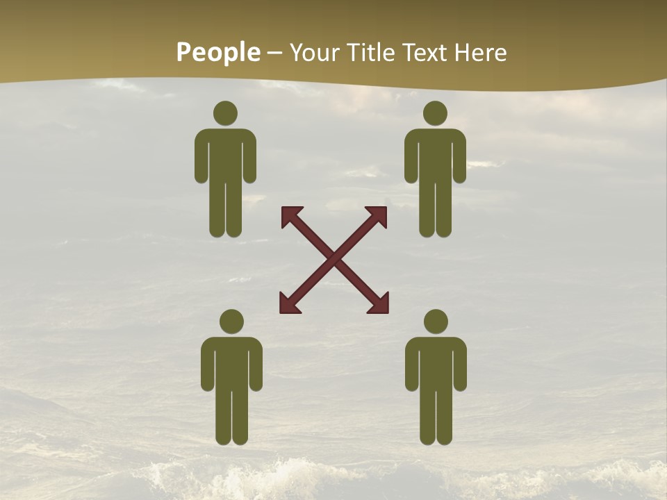 Stylish Background Water PowerPoint Template