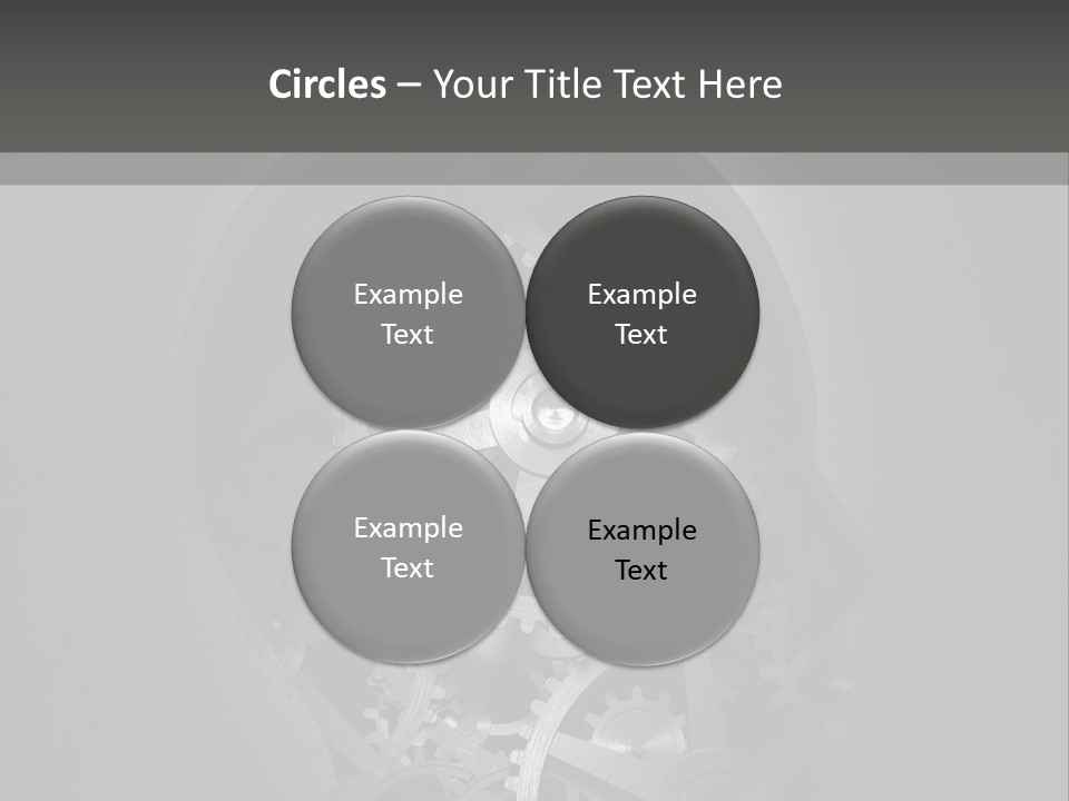 Strategy Machine Male PowerPoint Template