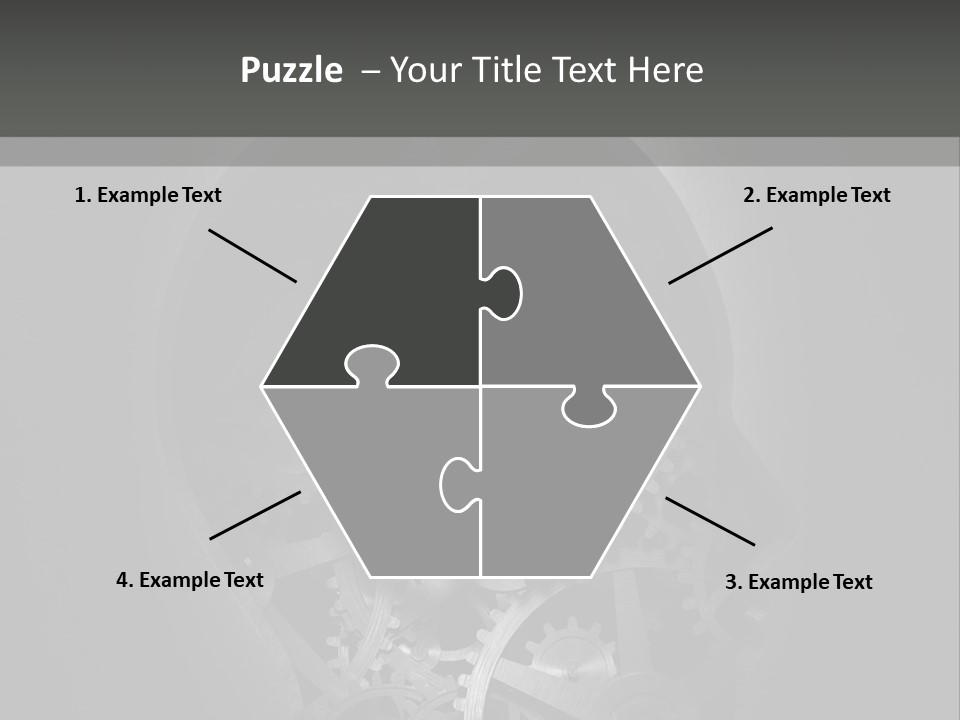Strategy Machine Male PowerPoint Template