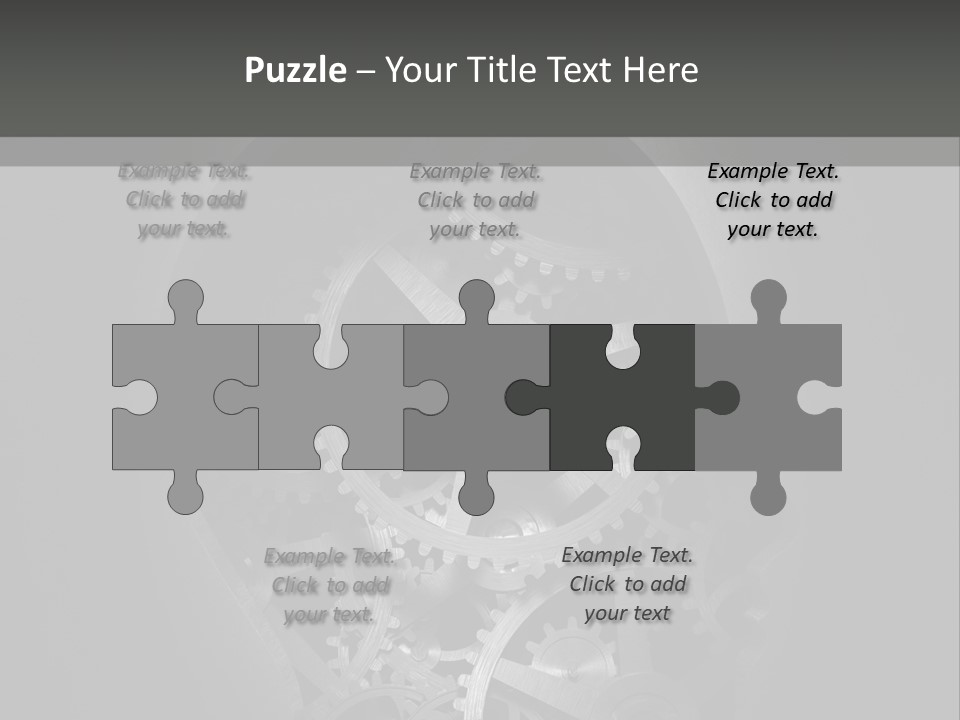 Strategy Machine Male PowerPoint Template