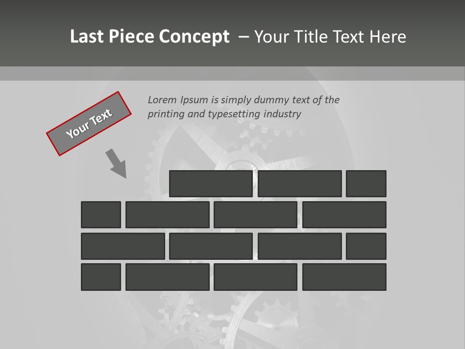 Strategy Machine Male PowerPoint Template