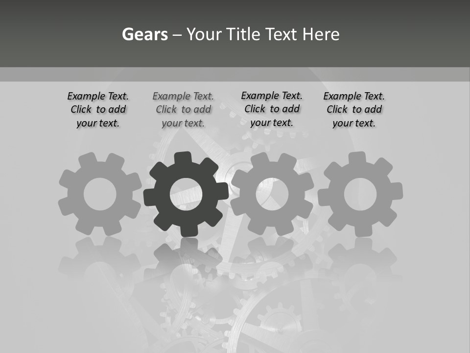 Strategy Machine Male PowerPoint Template