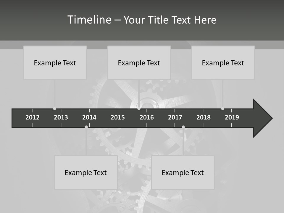 Strategy Machine Male PowerPoint Template