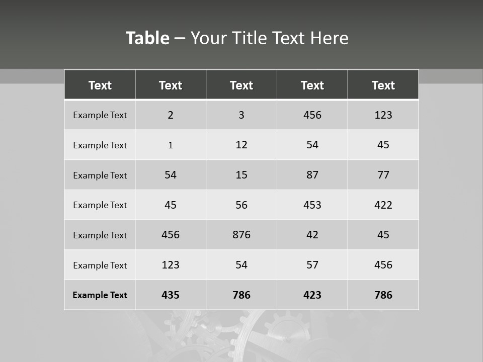 Strategy Machine Male PowerPoint Template