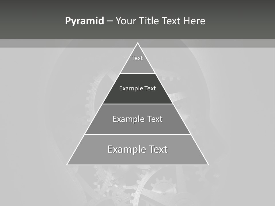 Strategy Machine Male PowerPoint Template