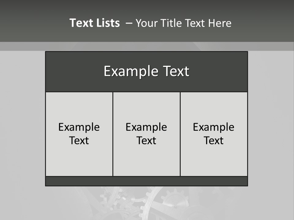 Strategy Machine Male PowerPoint Template
