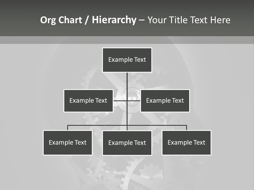 Strategy Machine Male PowerPoint Template