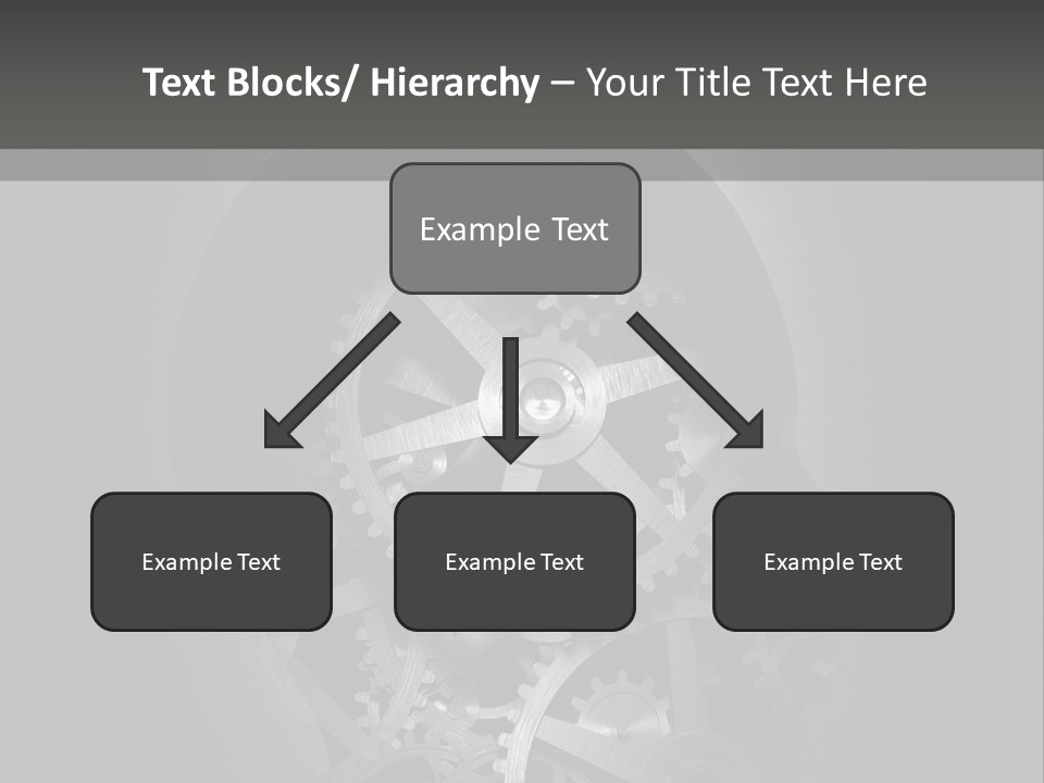 Strategy Machine Male PowerPoint Template