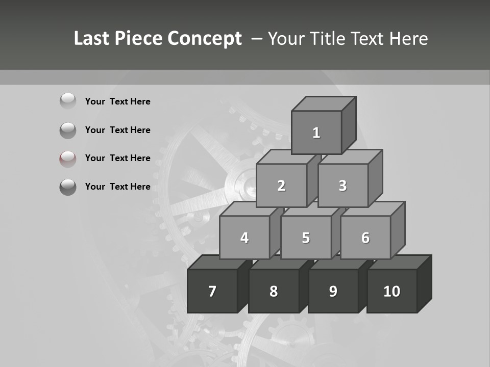 Strategy Machine Male PowerPoint Template