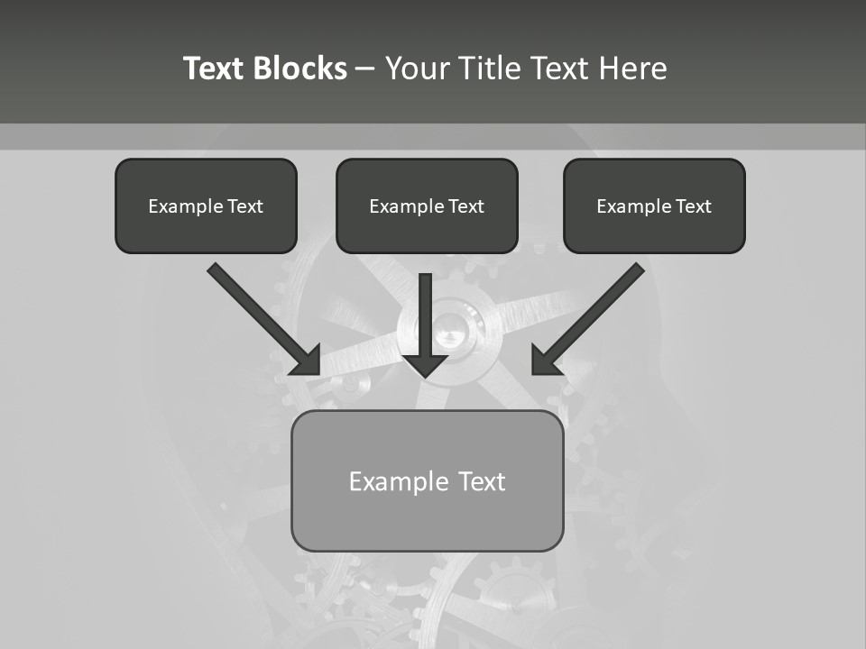 Strategy Machine Male PowerPoint Template