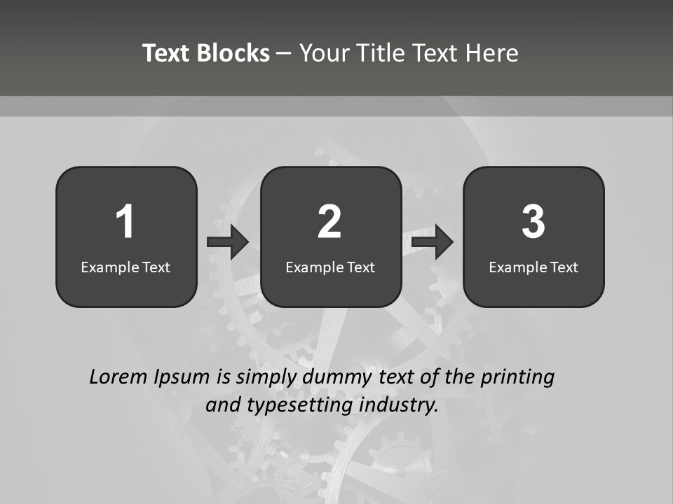 Strategy Machine Male PowerPoint Template