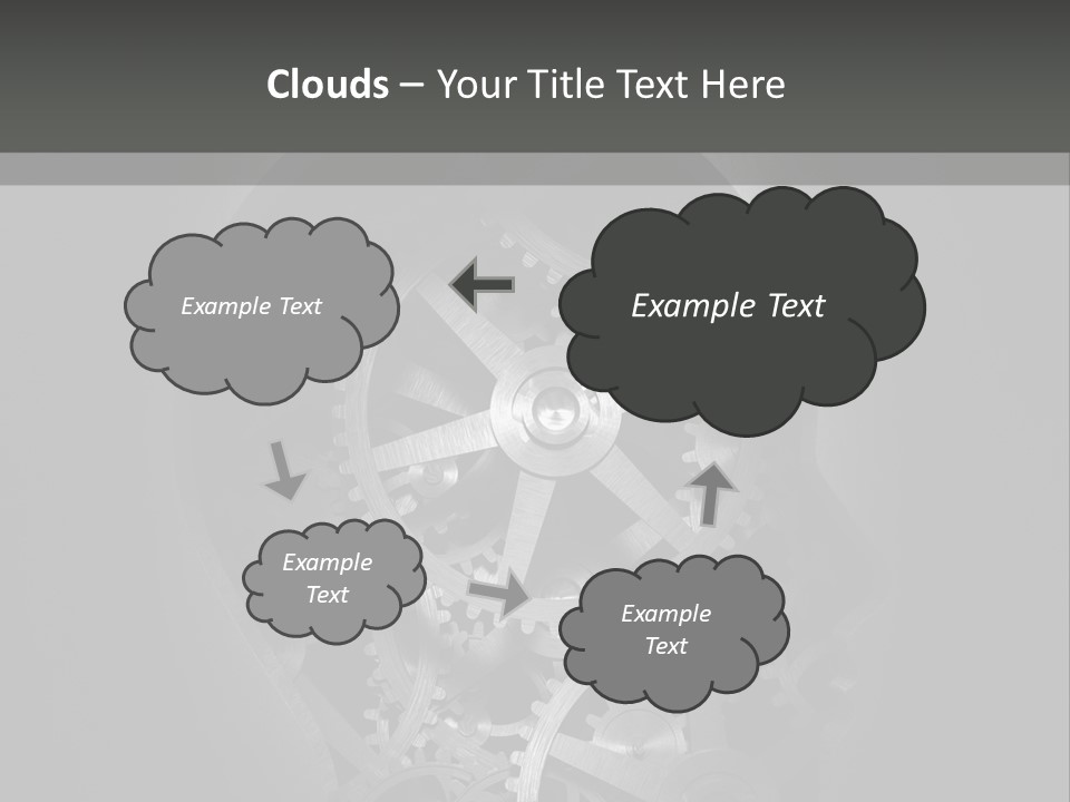 Strategy Machine Male PowerPoint Template