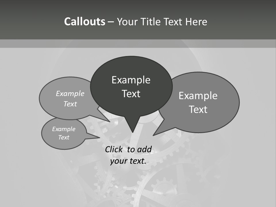 Strategy Machine Male PowerPoint Template
