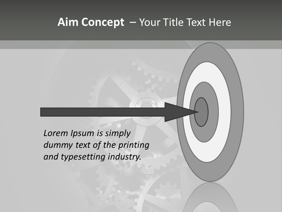 Strategy Machine Male PowerPoint Template