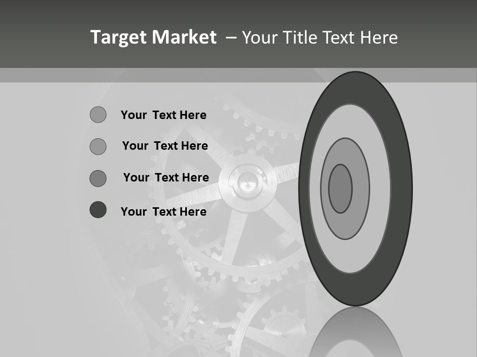 Strategy Machine Male PowerPoint Template