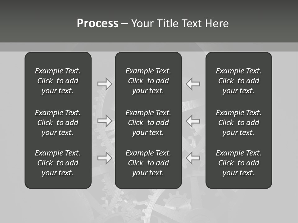 Strategy Machine Male PowerPoint Template