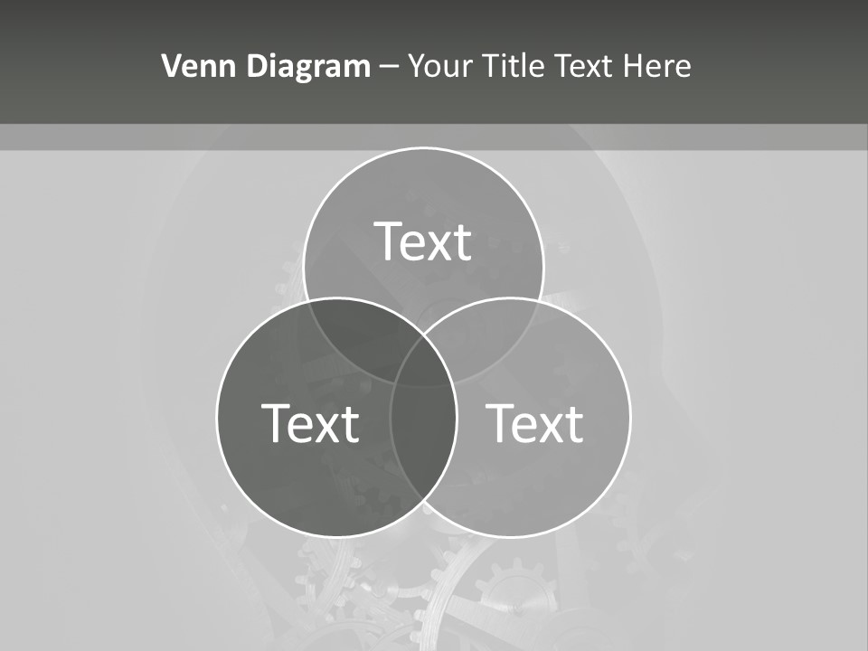 Strategy Machine Male PowerPoint Template