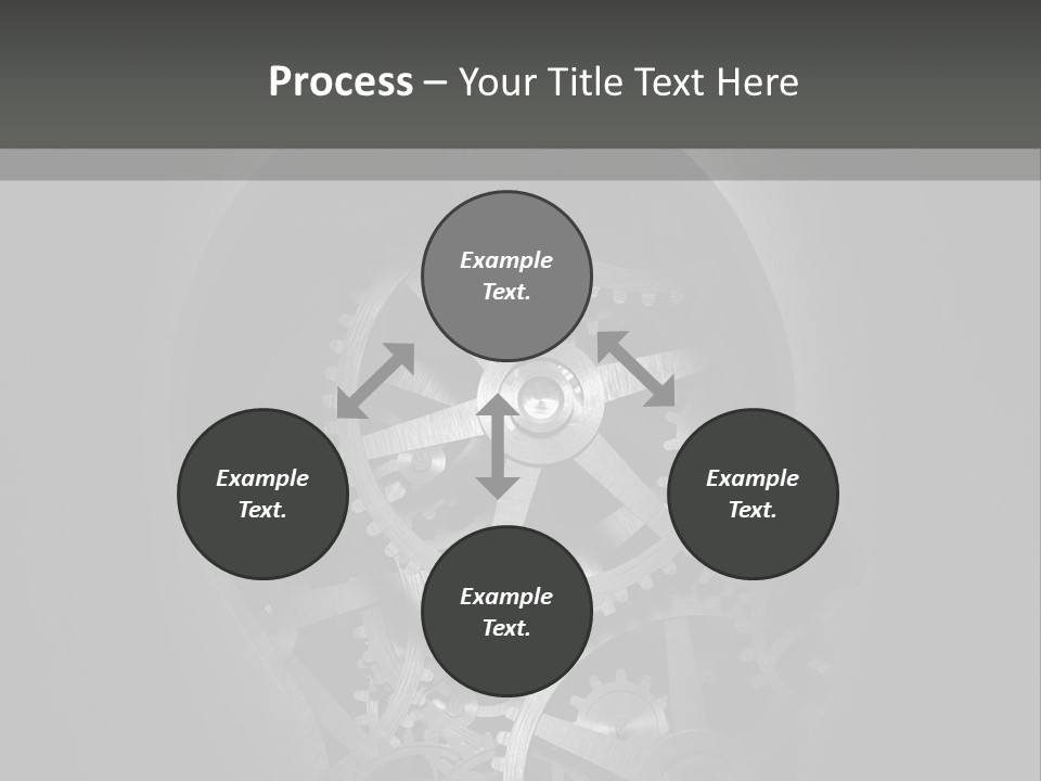 Strategy Machine Male PowerPoint Template
