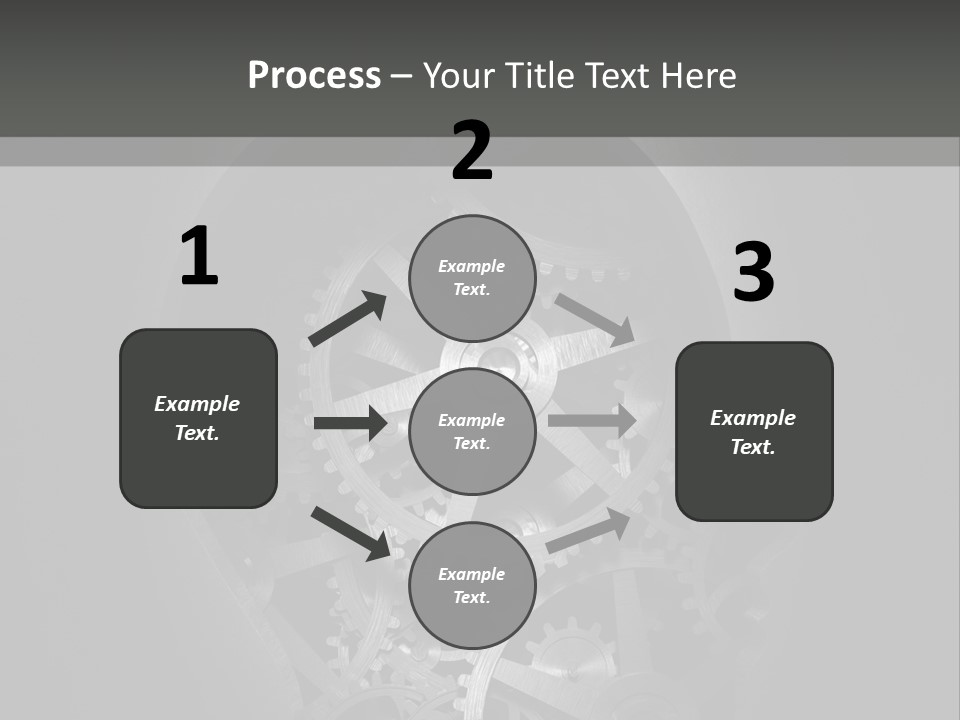 Strategy Machine Male PowerPoint Template