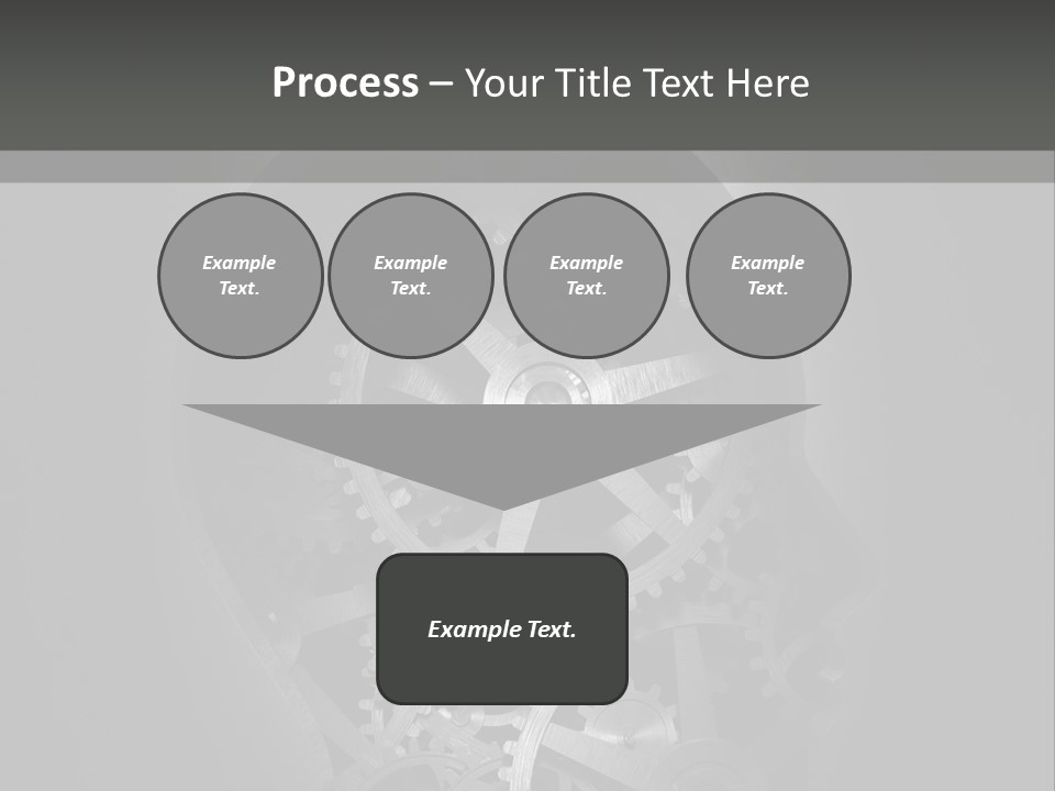 Strategy Machine Male PowerPoint Template