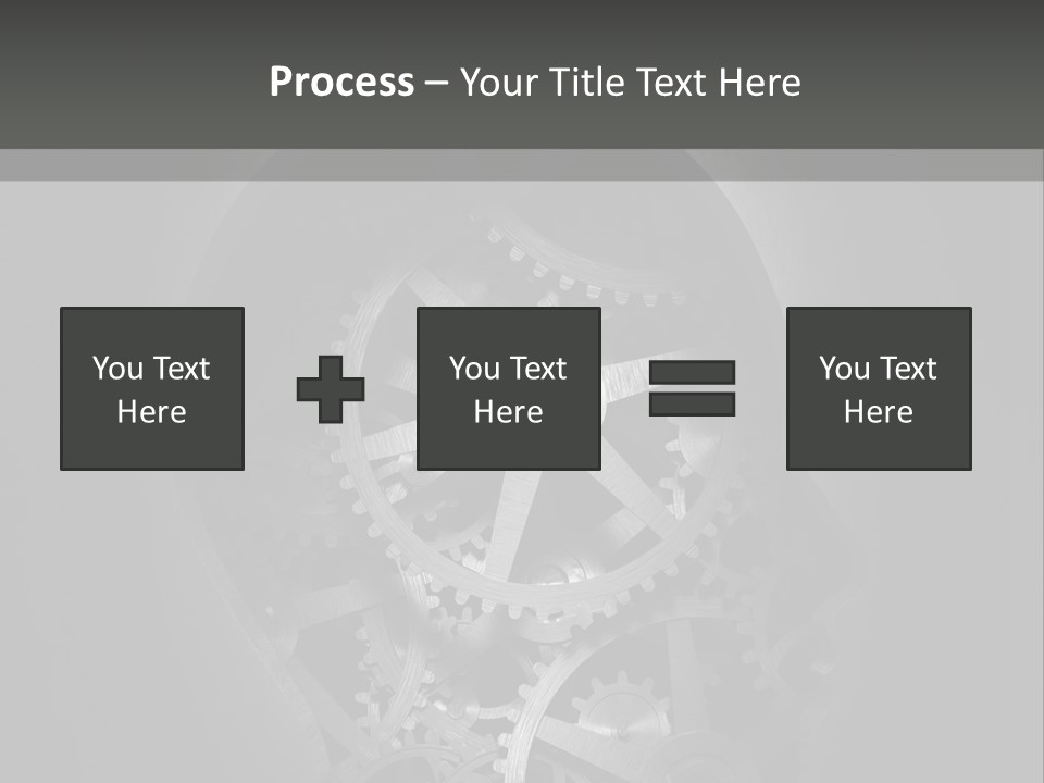 Strategy Machine Male PowerPoint Template