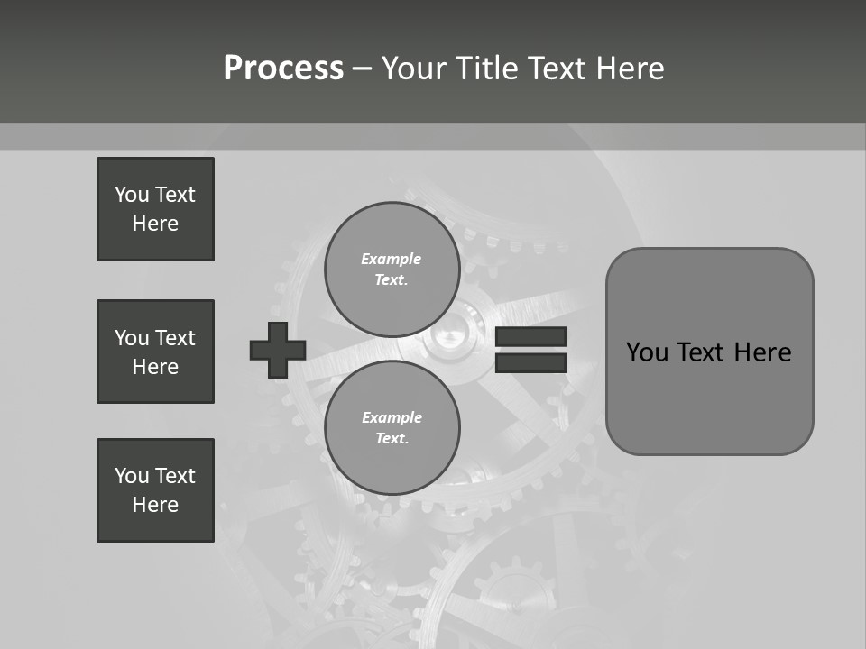 Strategy Machine Male PowerPoint Template