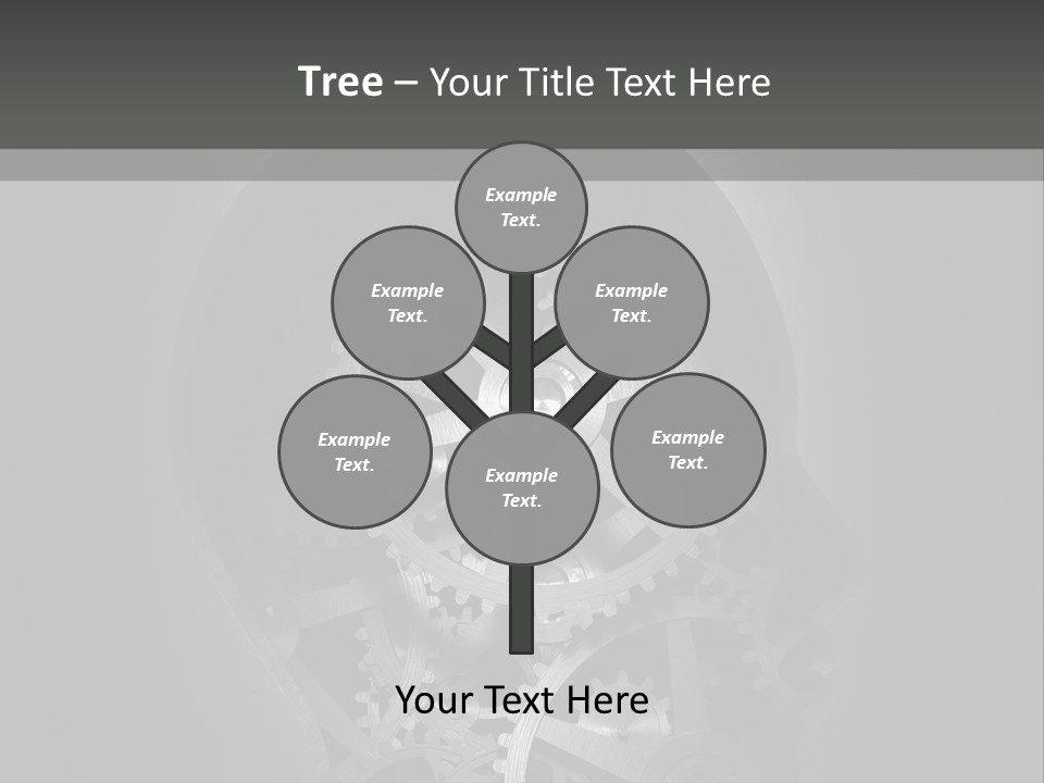 Strategy Machine Male PowerPoint Template